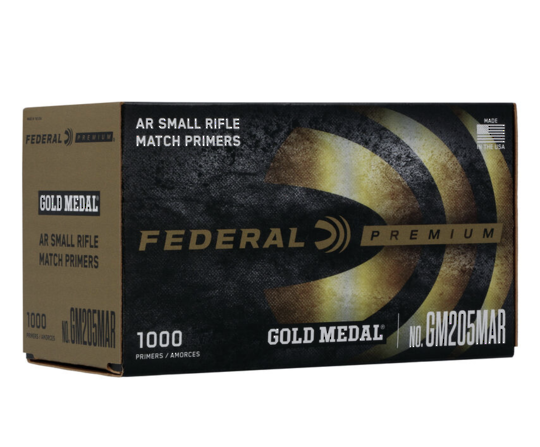 Federal AR Small Rifle Match Primers GM205MAR x1000